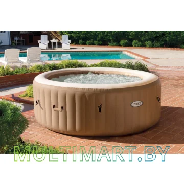 Надувной бассейн Intex Pure Spa Inflatable Hot Tub 28426 (196x71) картинка 3